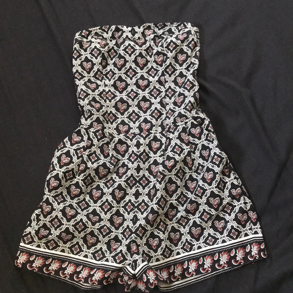 Printed romper